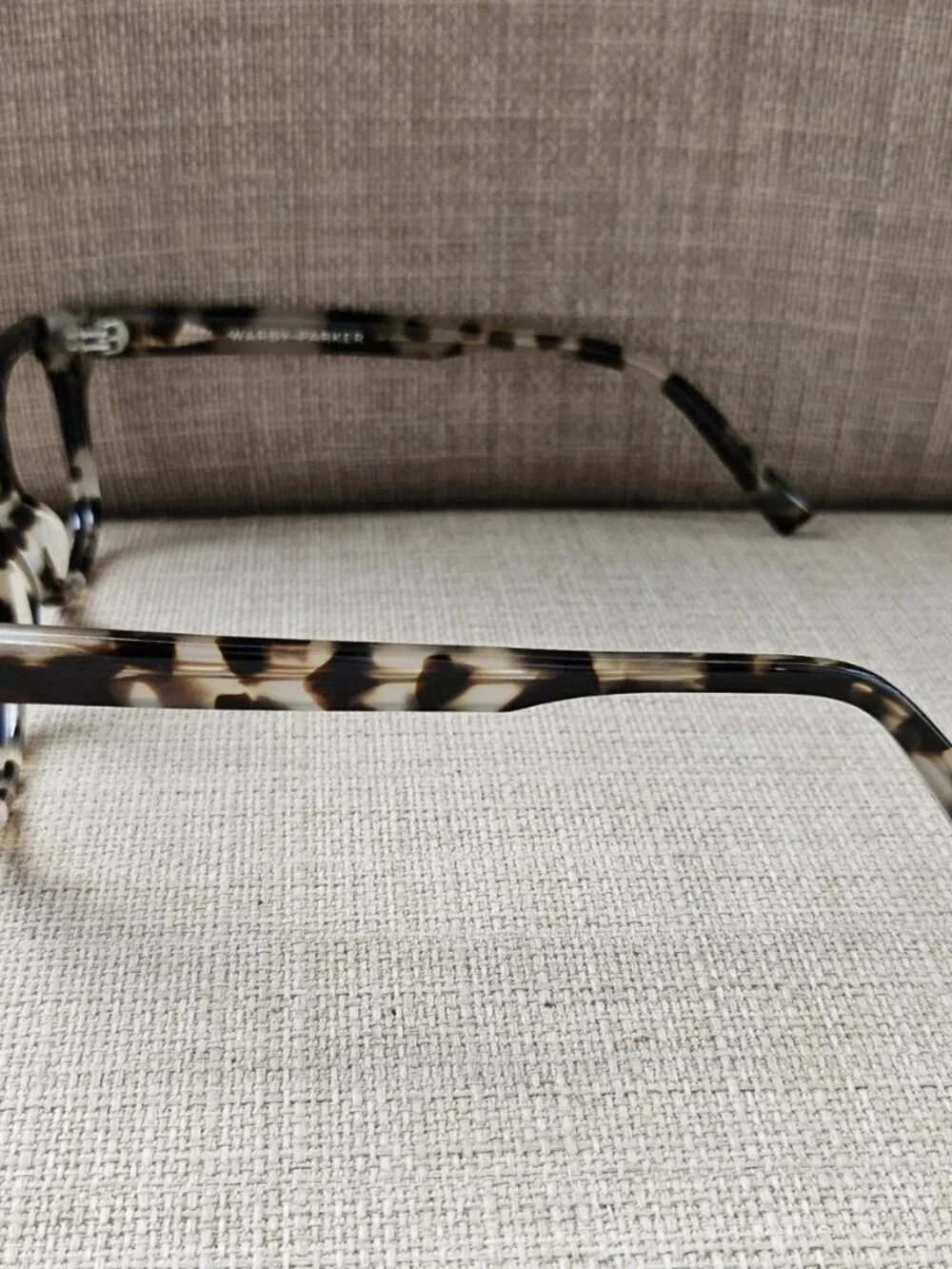 Warby Parker Women Eyeglasses Frame Gray Tortoise Eyewear CASPAR 245 Glasses
